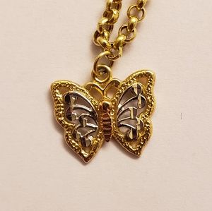 Butterfly ankle bracelet